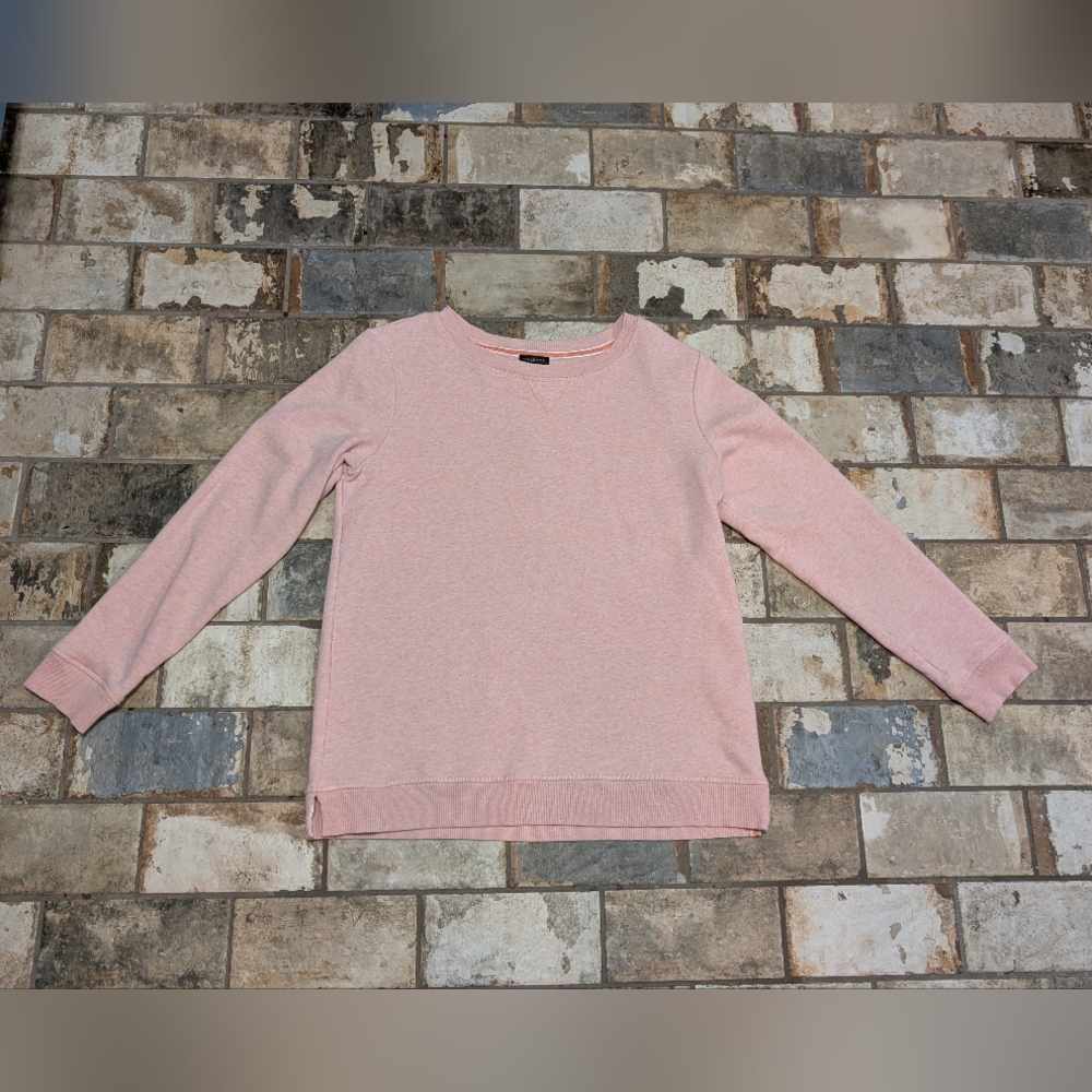 Talbots Women’s Medium Pink Pullover - Crew Neck Long Sleeve - M - Pastel